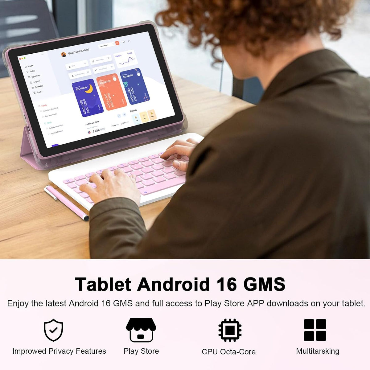 CUPEISI Android 16 Tablet 10 Inch, 20GB RAM+128GB ROM/ 2TB Expandable, 2.0GHz...