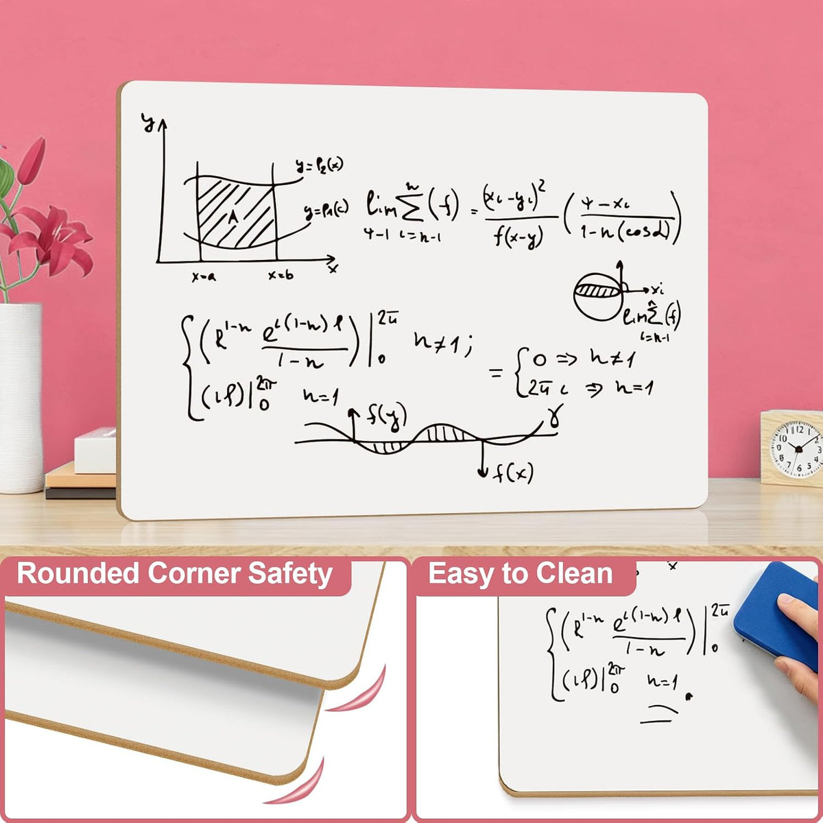 36 Pack Small White Boards 9"x12" for Clasroom,Portable Dry Erase B...