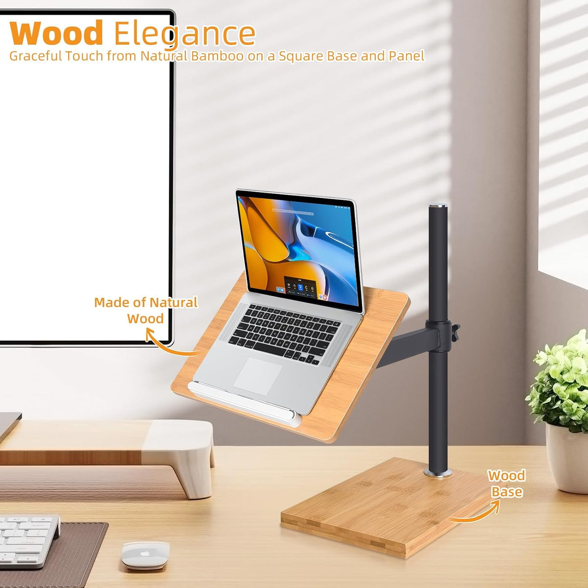 wishacc Adjustable Book Stand for Reading, Ergonomic Desktop Book Reading Sta...