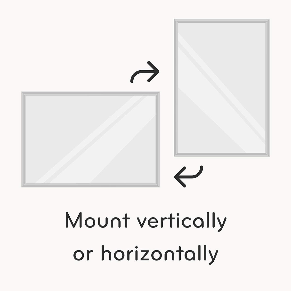U Brands Bulletin Board Office Wall Decor, Frameless Cork Board, 23" x 3...