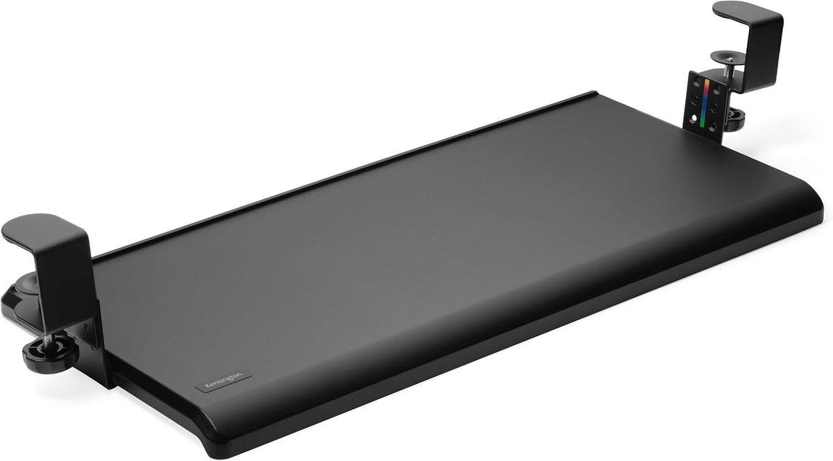 Kensington Clamp-On Keyboard Tray, Under Desk Keyboard Drawer with Cable Mana...