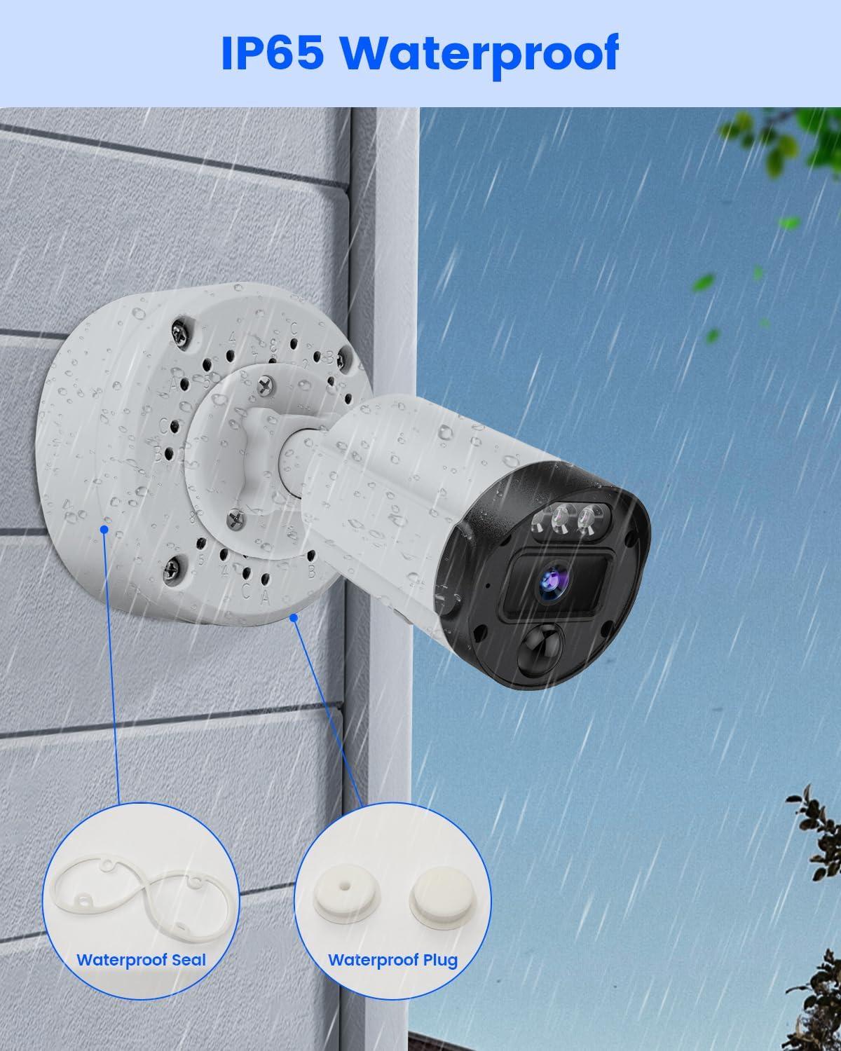Universal Security Camera Junction Box, Aluminum Hide Cable Junction Boxes
