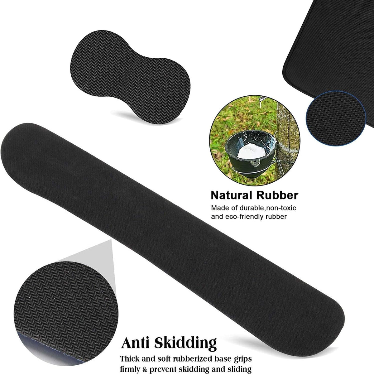 Mouse Pad Set,(31.5×11.8 in)Desk Pad + Keyboard Wrist Rest Support + Mouse Wr...
