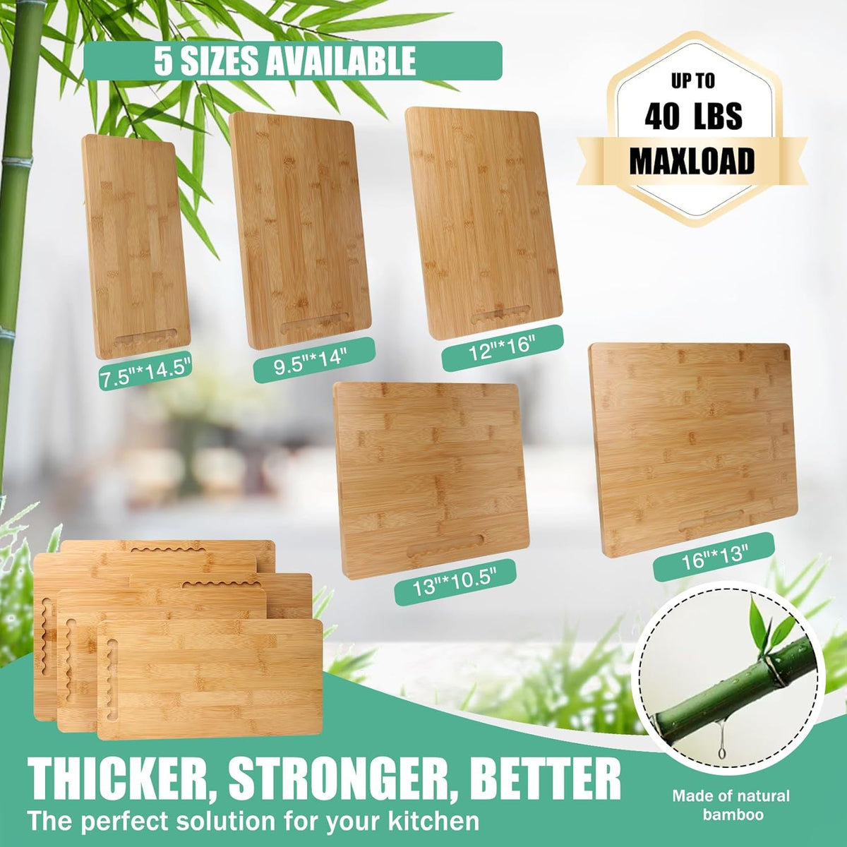 Bamboo Sliding Appliance Tray,Coffee Maker Slider Tray with Rubber Wheels, Co...