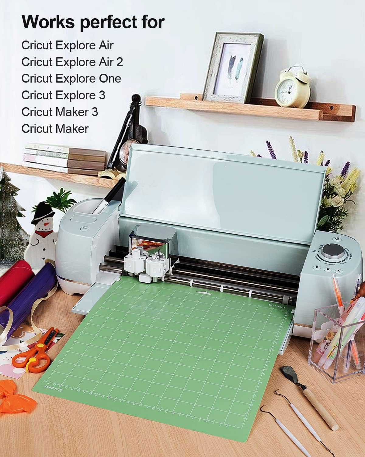 Gwybkq Cutting Mat 12x12 20 Pack, Compatible With Cricut Maker 3/Maker/Explor...