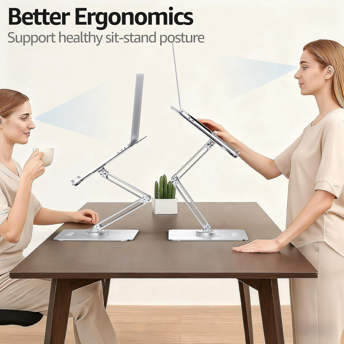 Urmust 360° Rotating Laptop Stand for Desk fit 10-17" Device