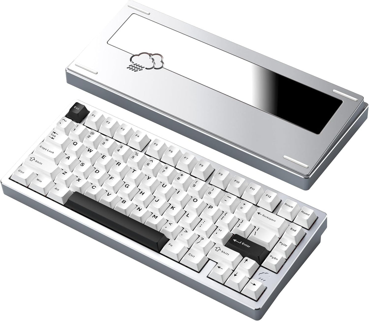 WOBKEY Rainy75 75% Tri-Mode Mechanical Keyboard, CNC Aluminum Custom Wireless...