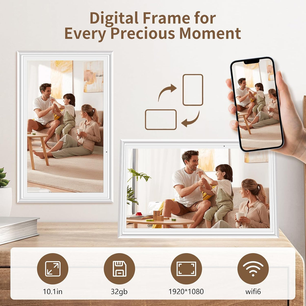 10.1 Inch Smart Touchscreen Family Digital Calendar Planner