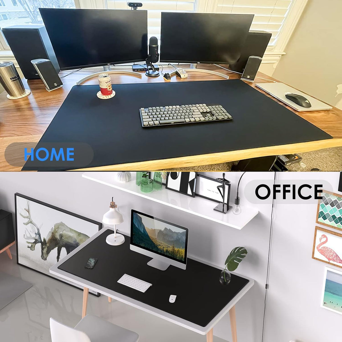KTRIO Oversized Gaming Mouse Pad Desk Mat for Gamer, 47.3" x 23.6",...