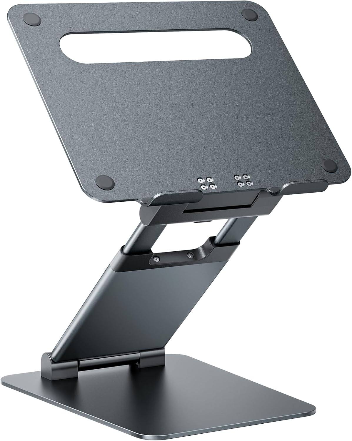 Nulaxy Pull-Out Height Adjustable Laptop Stand for Desk, 22 LB Support
