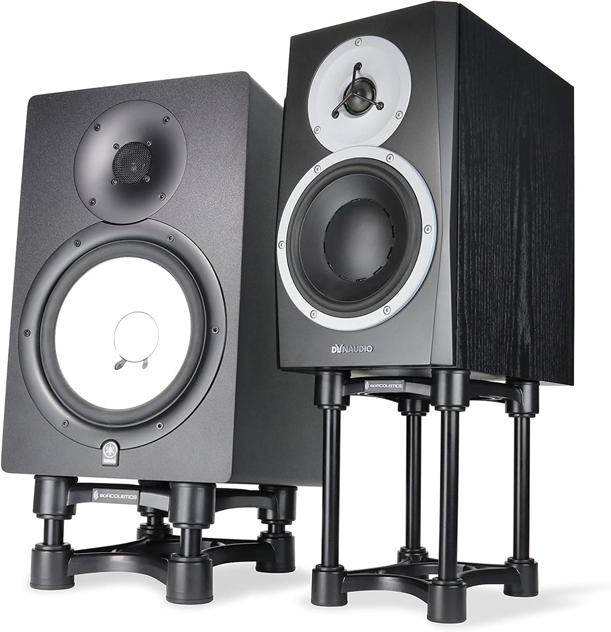 IsoAcoustics Iso-Stand Series Speaker Isolation Stands with Height & Tilt...