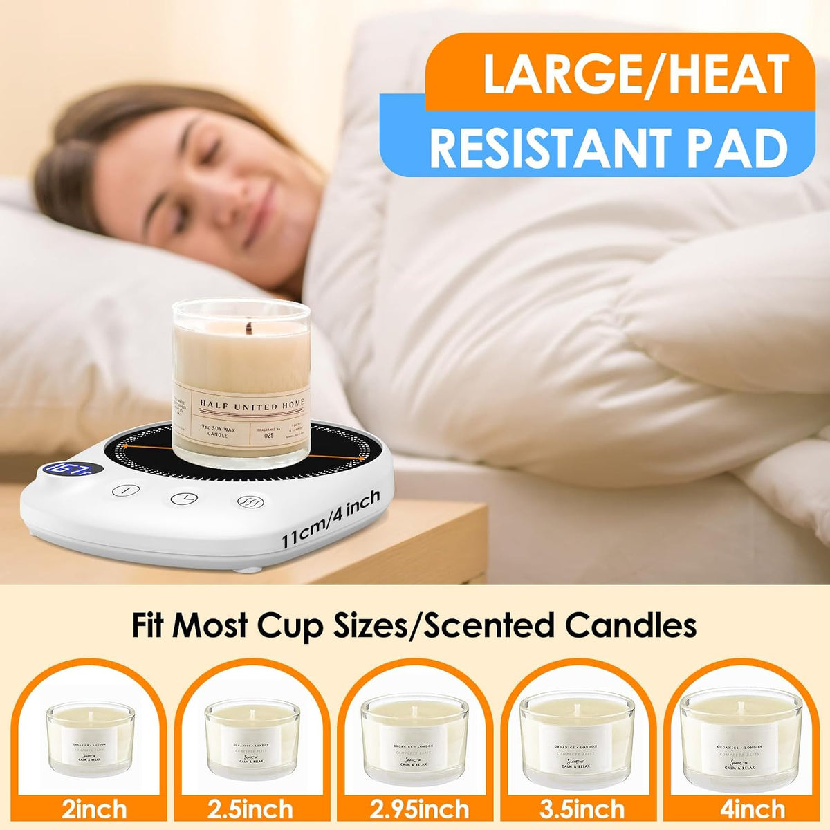 Coffee Mug Warmer - Fastest Heating & Highest Temperature, Coffee Cup War...