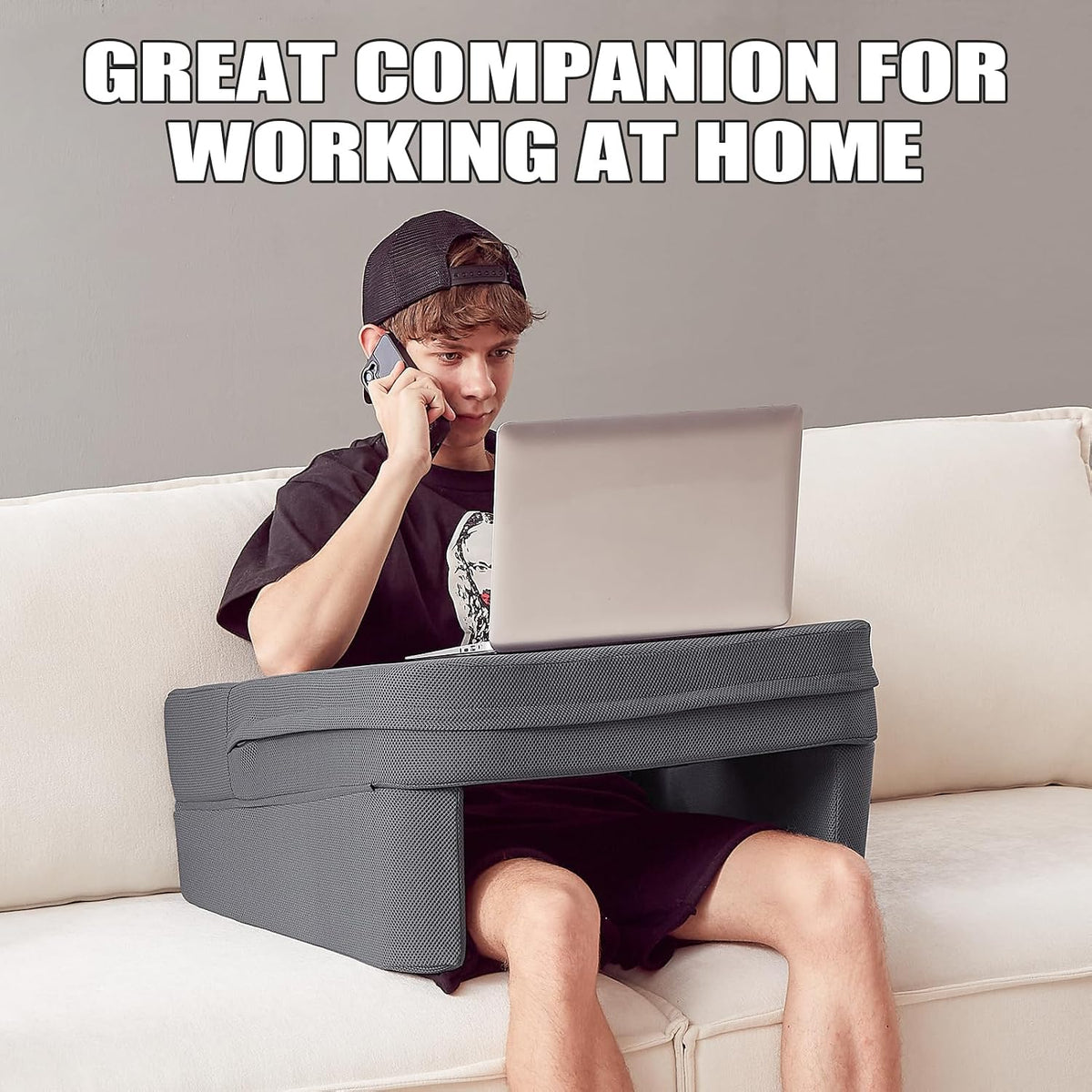 comehealthy Lap Desk for Laptop, Reading Pillow for Adult, Memory Foam Gaming...