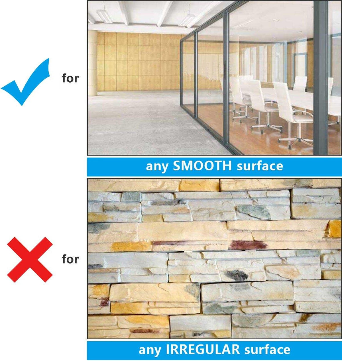 AFMAT White Board Wallpaper, Whiteboard Roll, Stick on White Boards for Wall,...