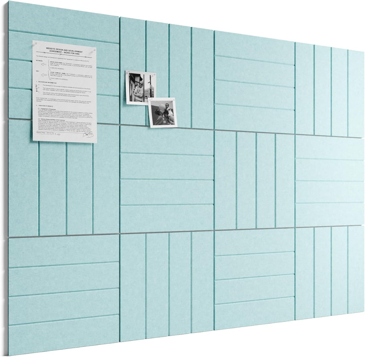 Bumusty Felt Bulletin Board & Cork Board Alternative 48" x 36"