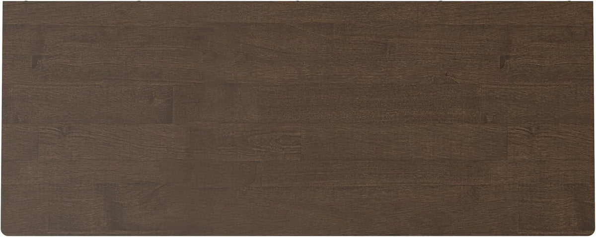 SIMPLIHOME Harper 38" Wide Solid Wood 2-Door Buffet in Walnut Brown