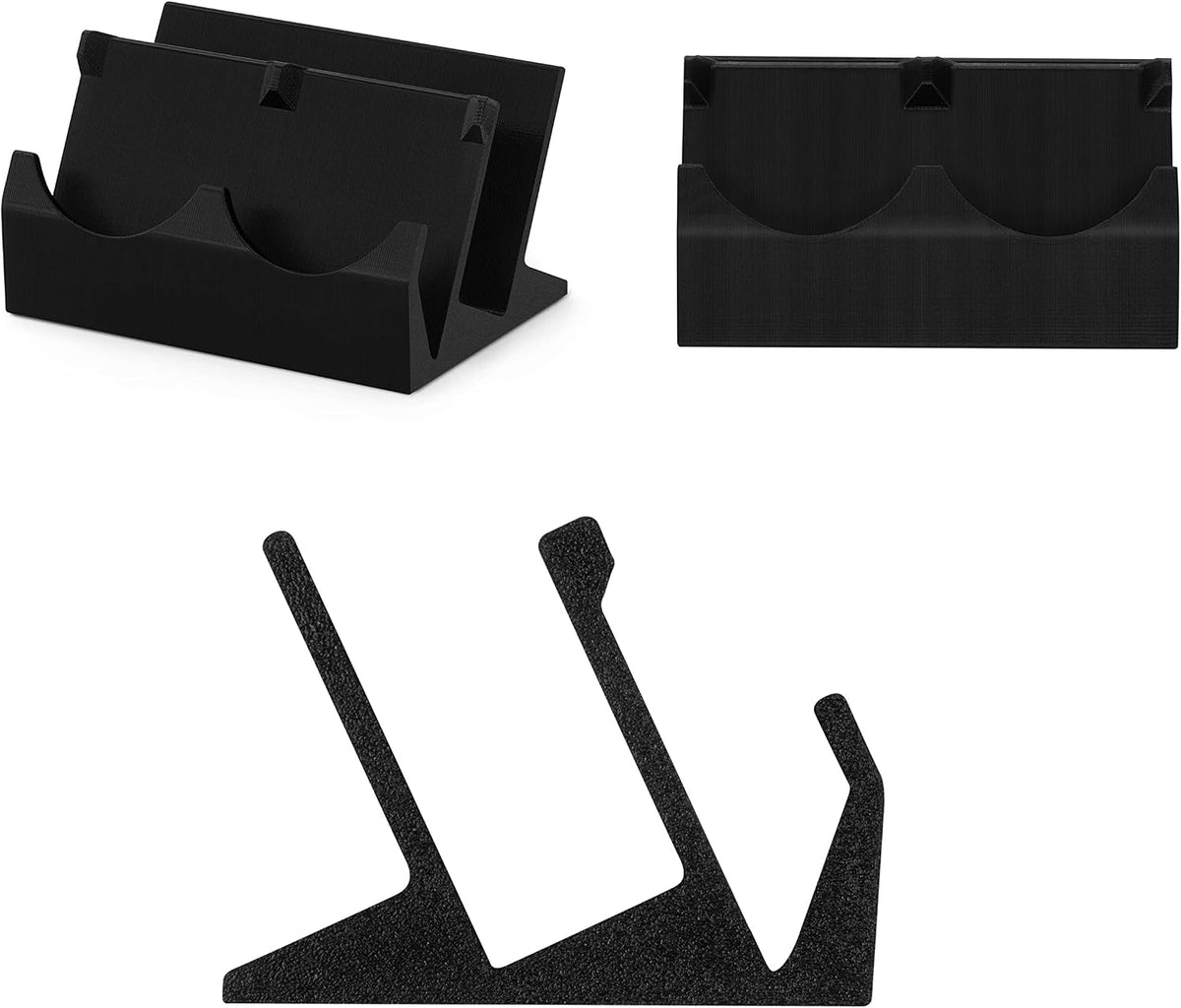 BRAINWAVZ Desktop Keyboard & Dual PC Mouse Stand Holder, Suitable for Sma...