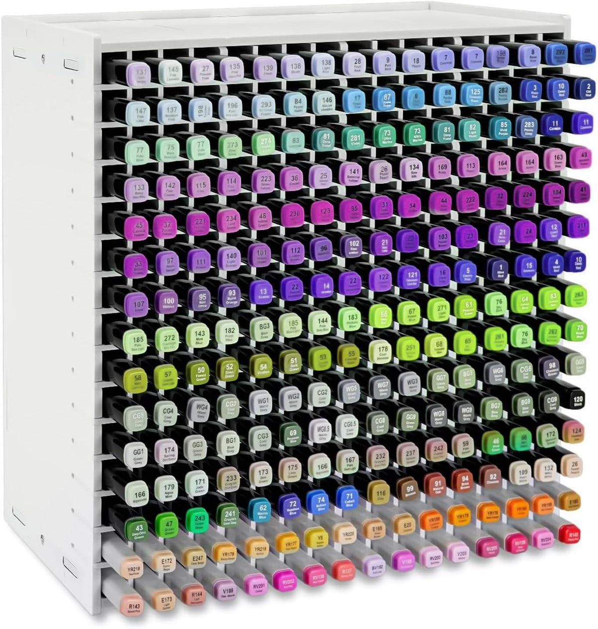 Marker Organizer,240 Slots Marker Storage Organizer with Divider