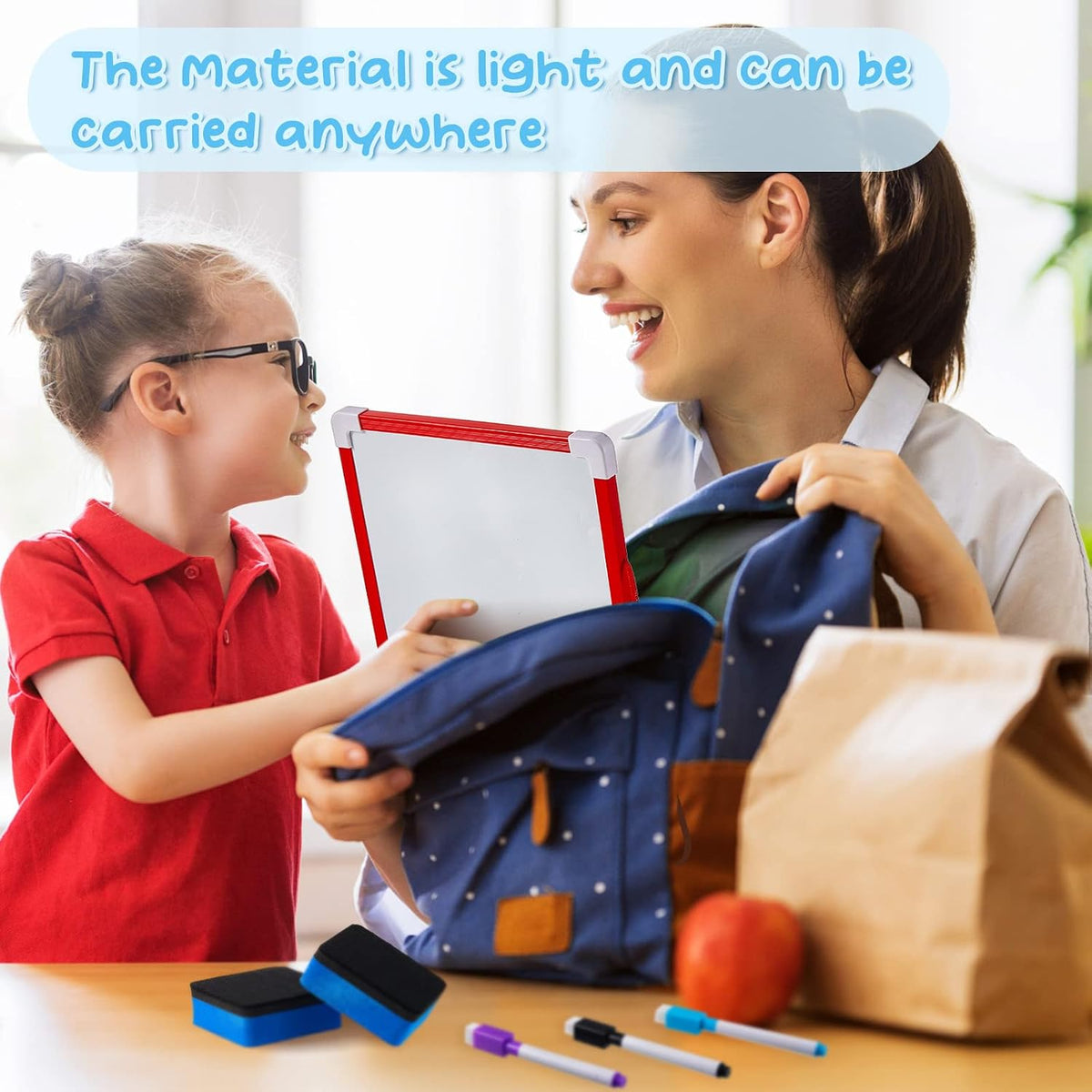 12 Pack 8'' x 12'' Hanging Magnetic Dry Erase Board Small Dry...