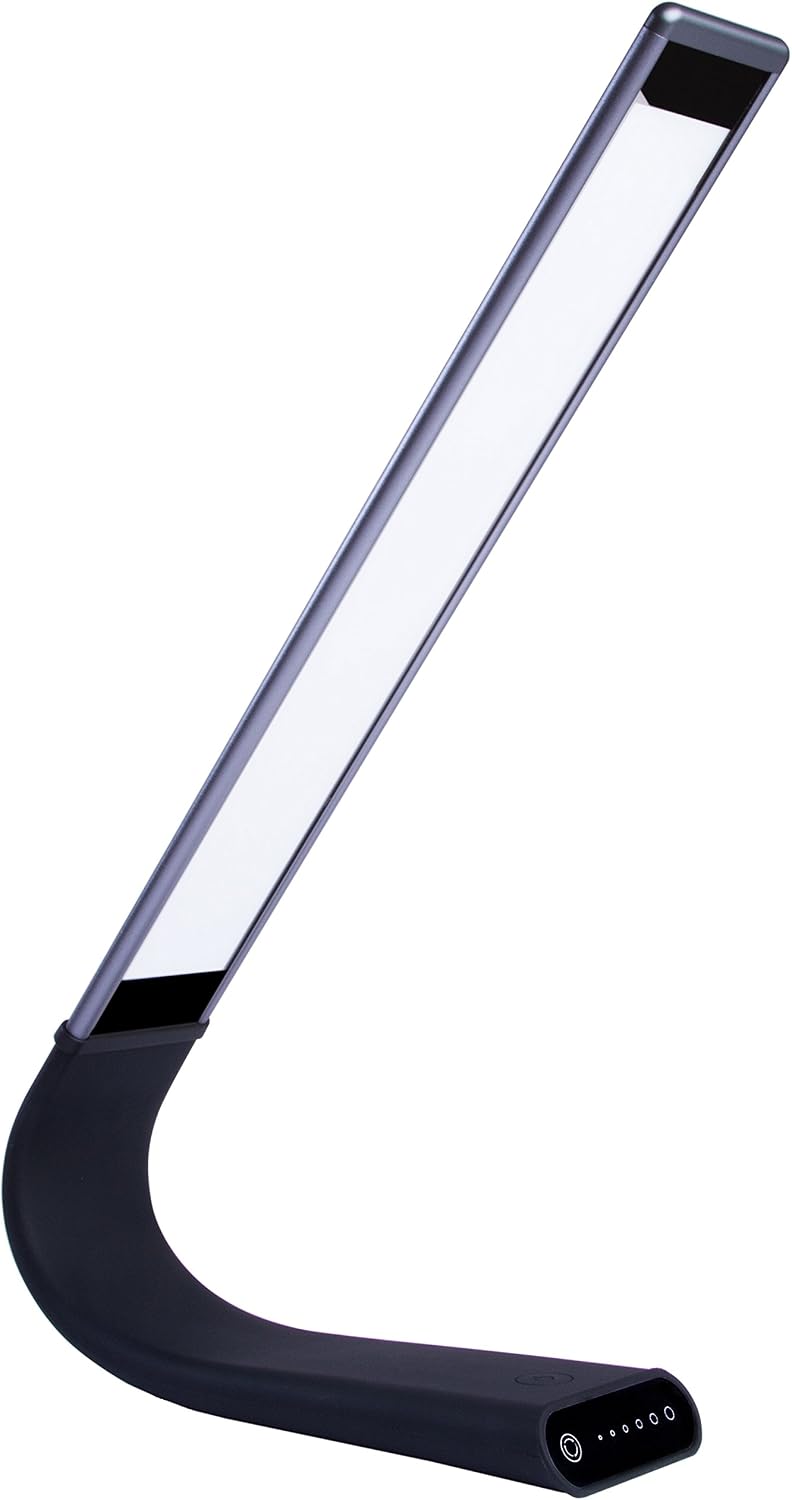 Luxe Cordless Eye Friendly LED Desk Lamp, USB Rechargeable, Up to 40 Hours of...