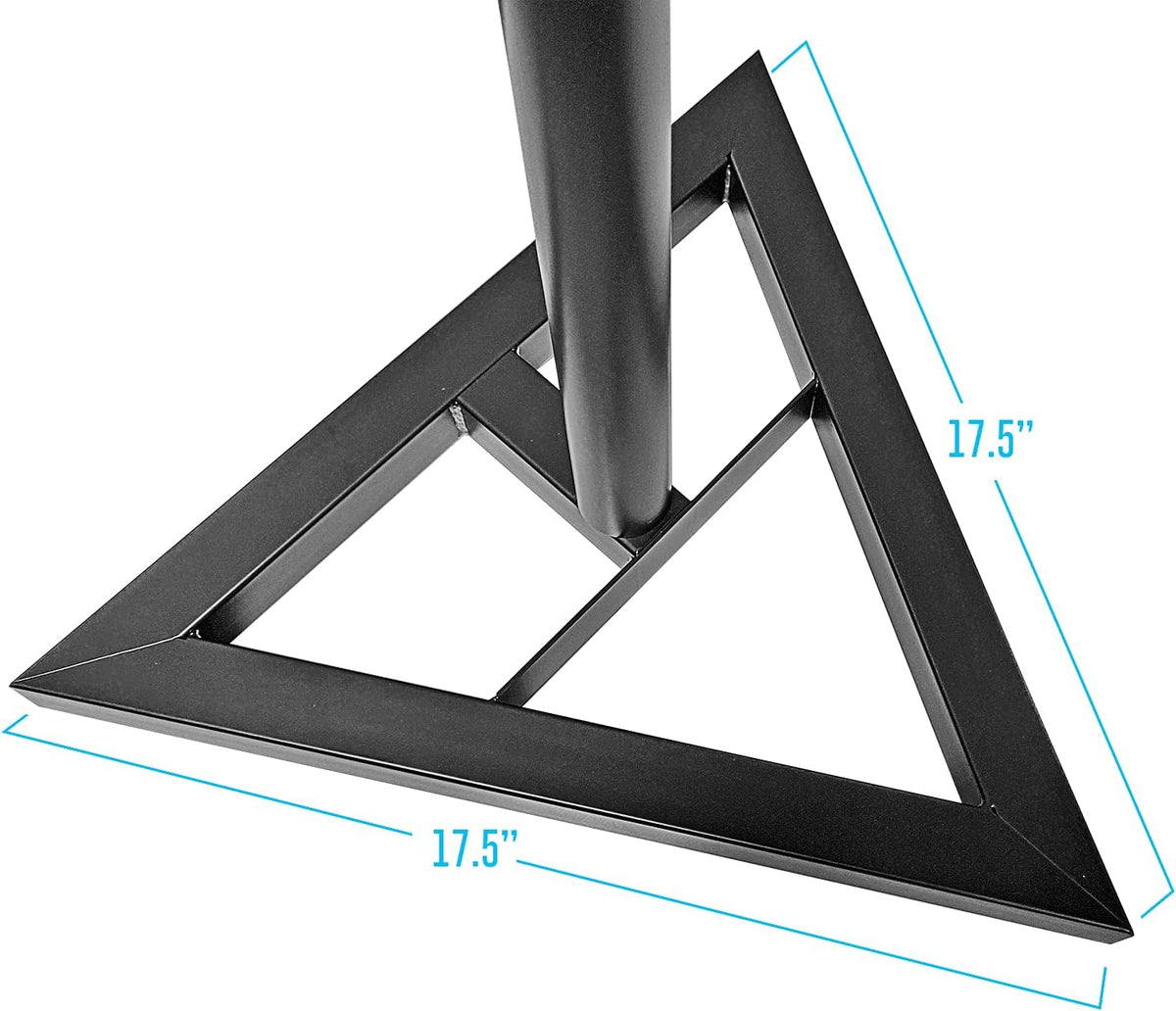 AxcessAbles Studio Monitor Speaker Stands Pair. 80lb Capacity per Stand. Adju...