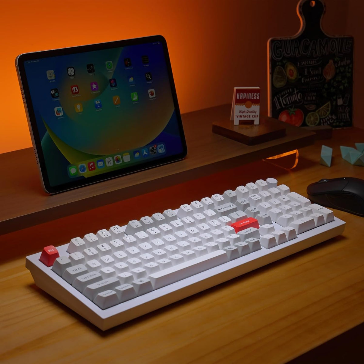 Keychron Q5 Pro 96% Wireless Mechanical Keyboard Full Aluminum - White