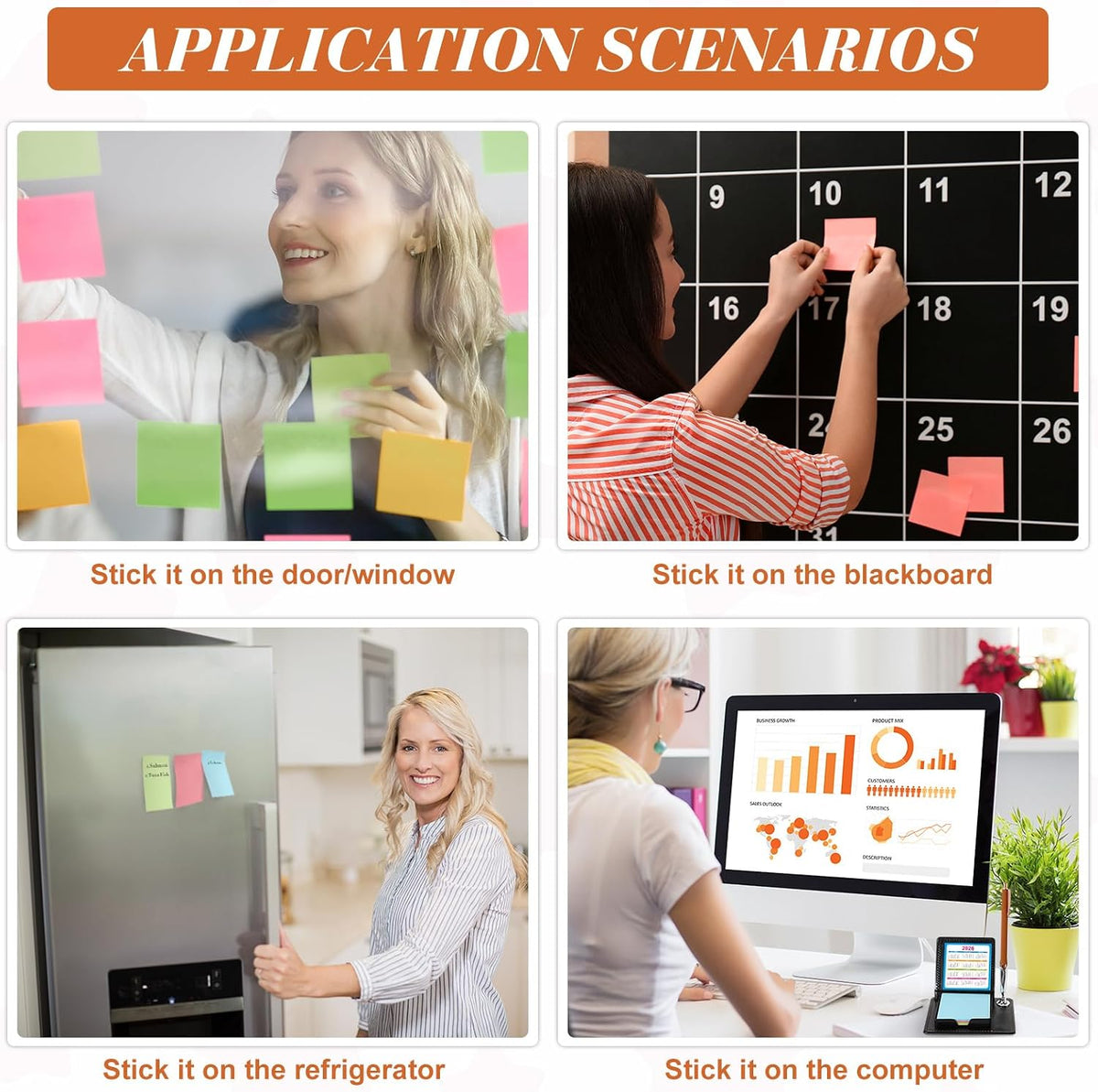 Tenceur 36 Pcs Employee Appreciation Gifts Bulk, Sticky Note Holder