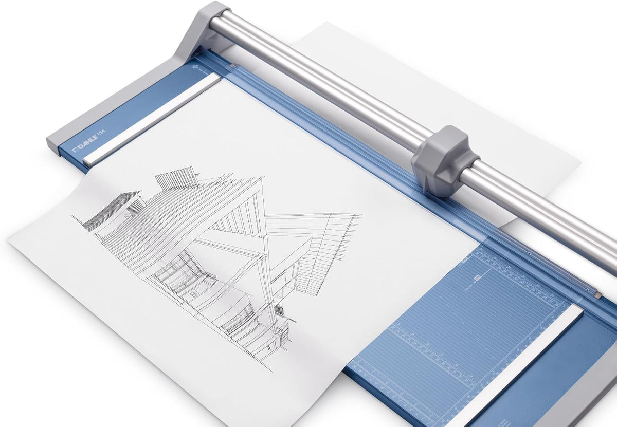 Dahle 556 Professional Rotary Trimmer, 37" Cut Length, 14 Sheet Capacity...