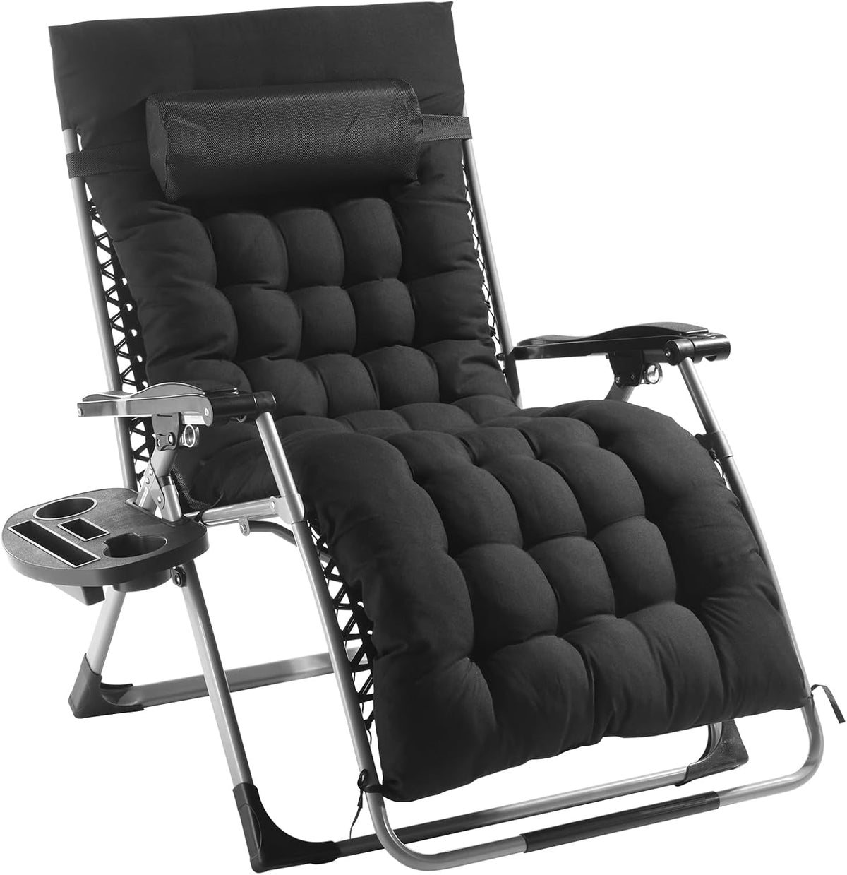 VEVOR Zero Gravity Chair, 33 inch Zero Gravity Recliner Lounge Chair for Indo...