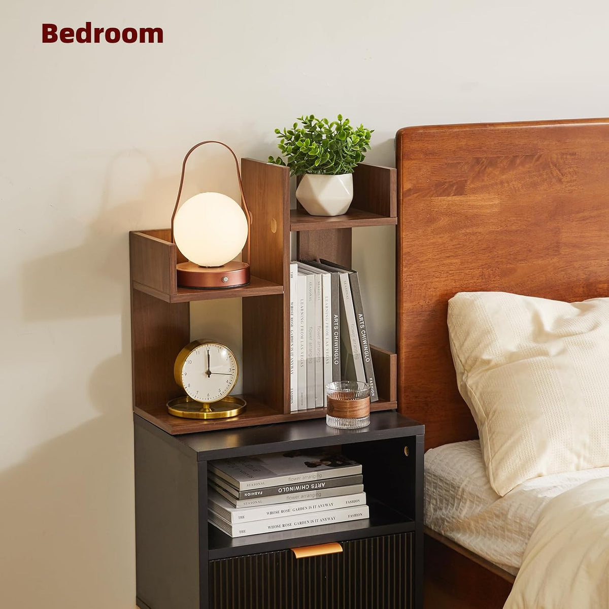 Aibiju Small Bookshelf for Small Space, Unique Cactus Bookcase, Kitchen Count...