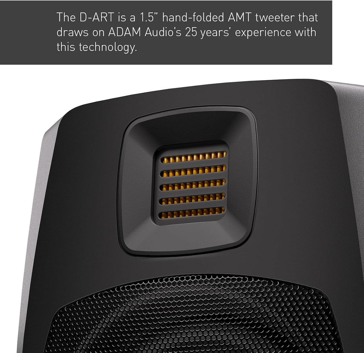 ADAM Audio D3V Active Desktop Studio Monitor Speakers - Black