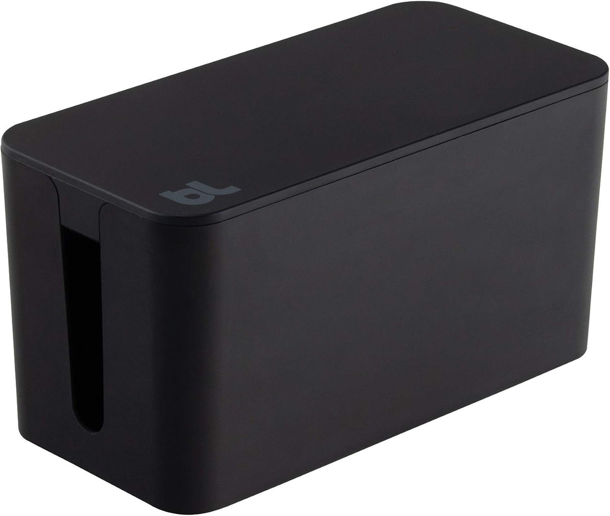 Bluelounge CableBox Mini Cable Management with Small Surge Protector, Black (...