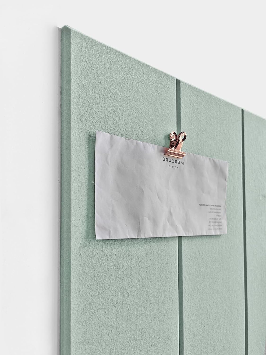Shiplap Felt Wall Tiles (8-Pack) - Large 24x6 Acoustic Pinboard & Sound D...
