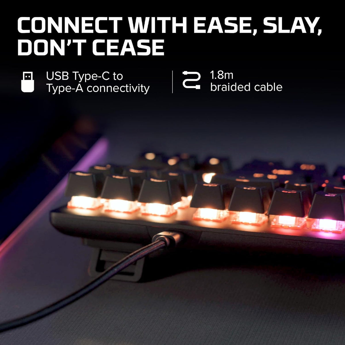 HyperX Alloy Origins Core - Tenkeyless Mechanical Gaming Keyboard, Software C...
