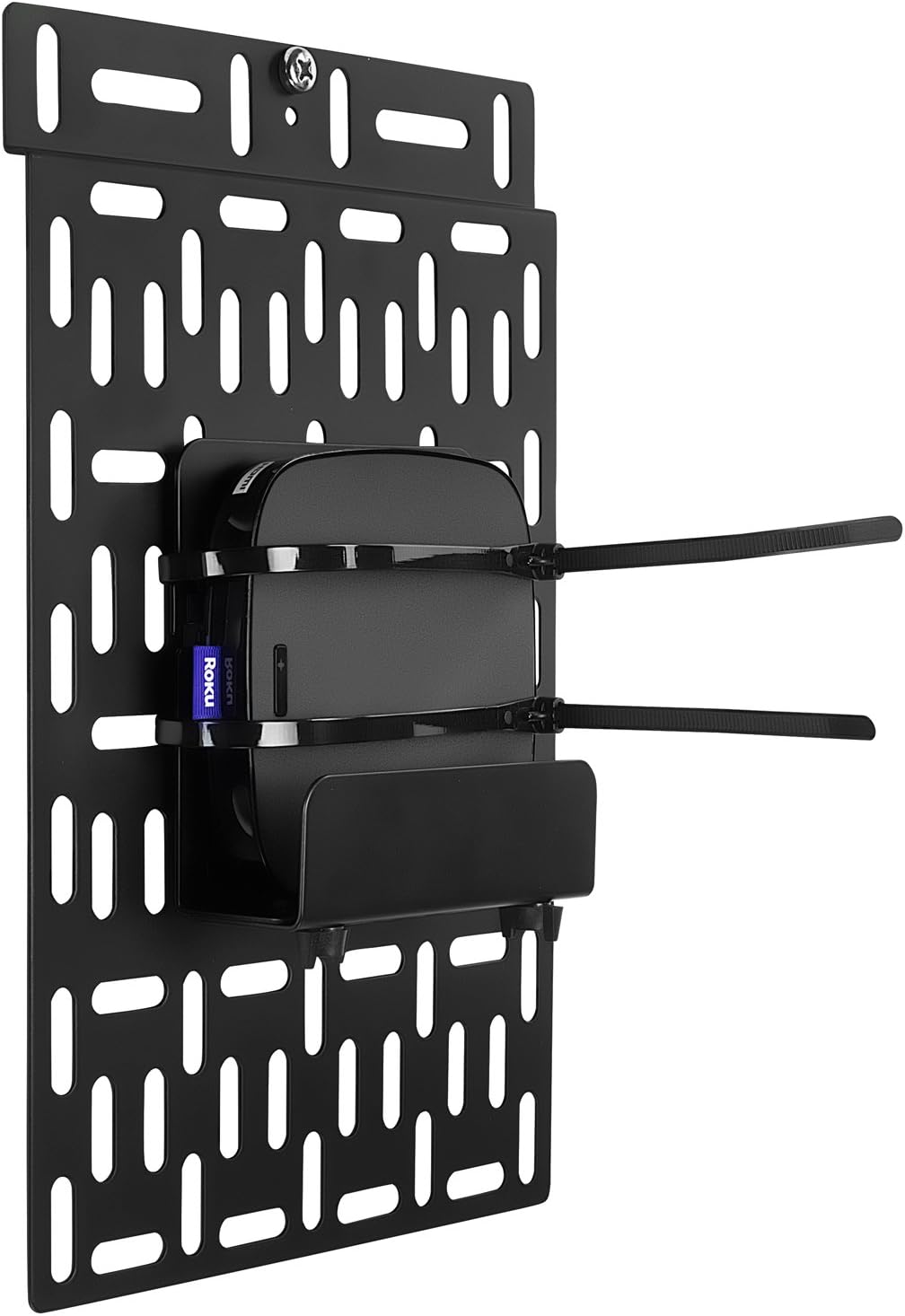 Mount-It! Cable Box Mount Behind TV, Universal, Steel