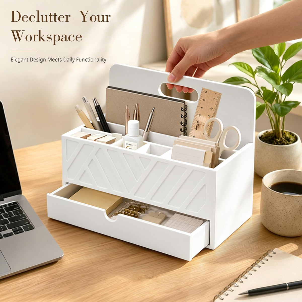Mail Organizer Countertop, Stationery Accessories File Sorter, Bill Holder