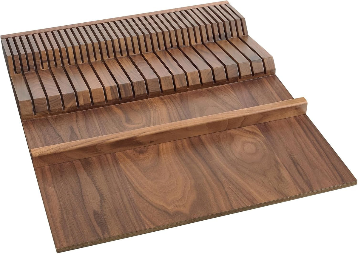 Rev-A-Shelf Trim-to-Custom-Fit Knife Block Drawer Insert Divider Organizer