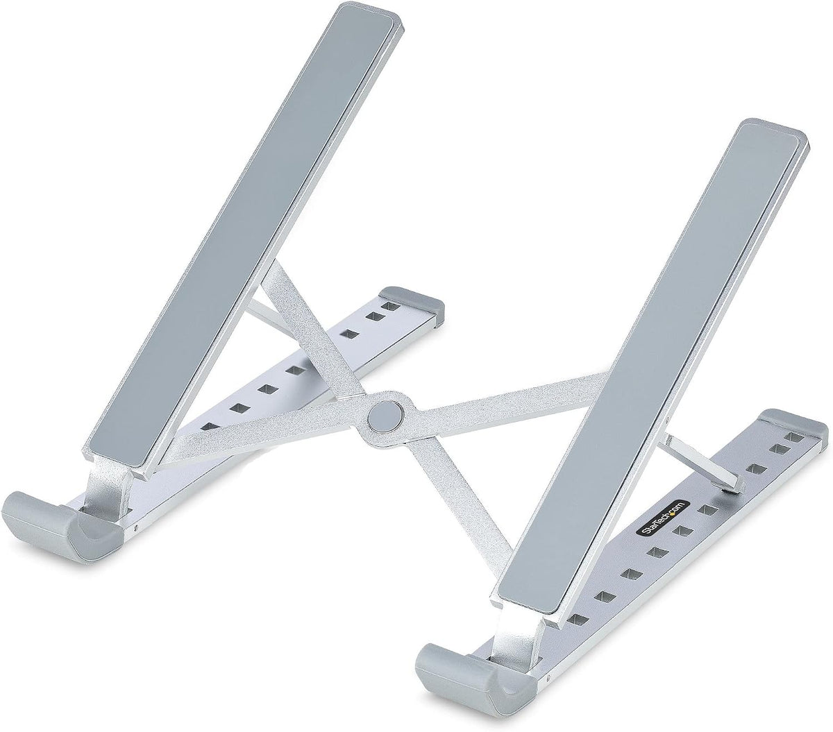 StarTech.com Foldable Laptop Riser Stand, Portable Height Adjustable Ergonomi...