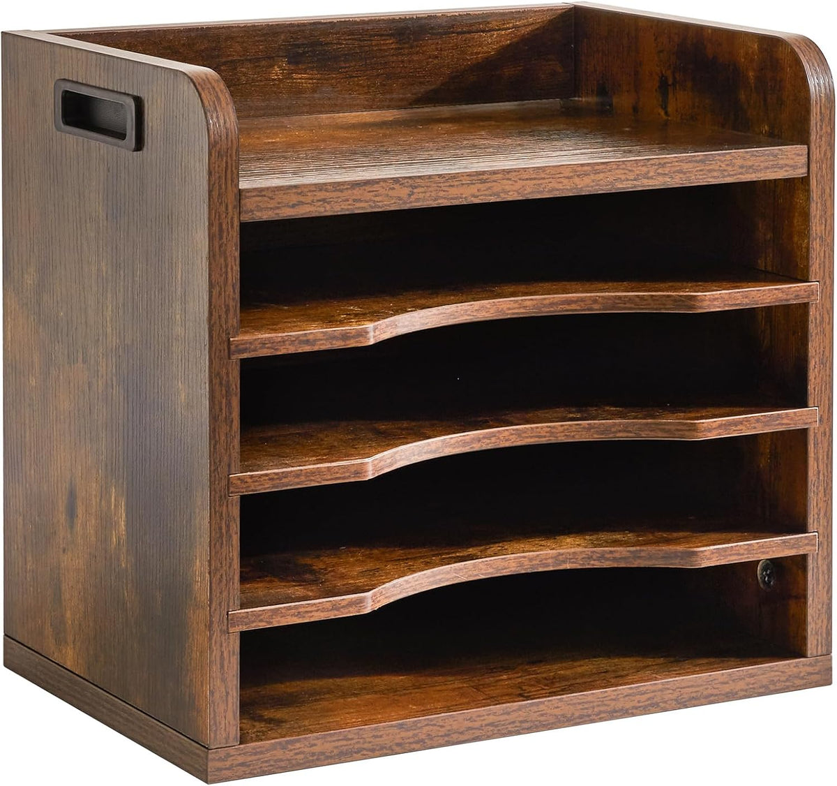 YMYNY Desktop File Organizer with Handle, Document Letter Mail Tray Sorter wi...
