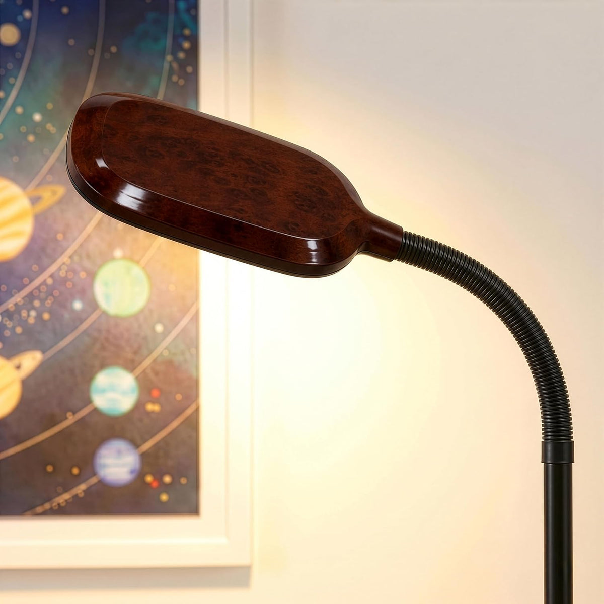 Brightech Litespan - Bright LED Floor Reading Lamp for Over Chair Crafts and ...