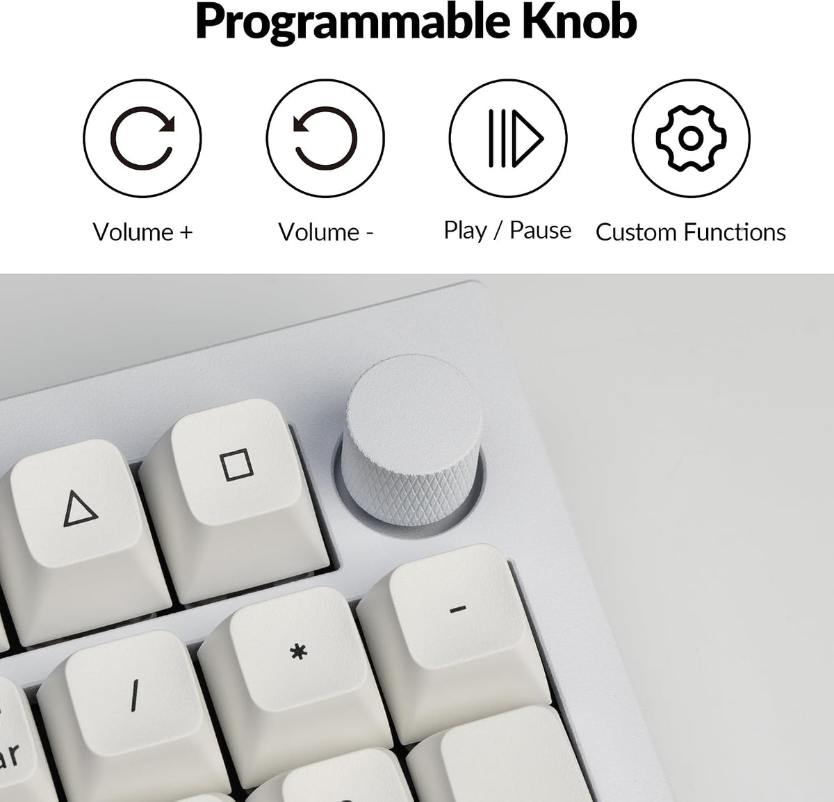 Keychron Q5 Pro 96% Wireless Mechanical Keyboard Full Aluminum - White