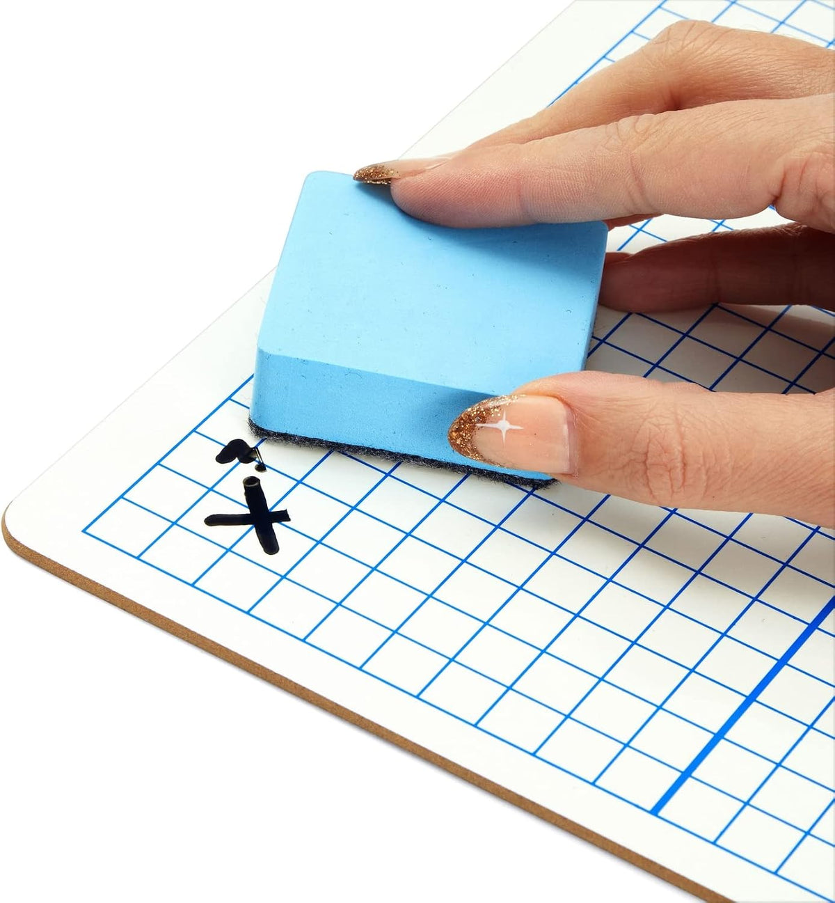 Bright Creations Dry Erase Boards with Grid & Blank Side - 24-Piece Doubl...