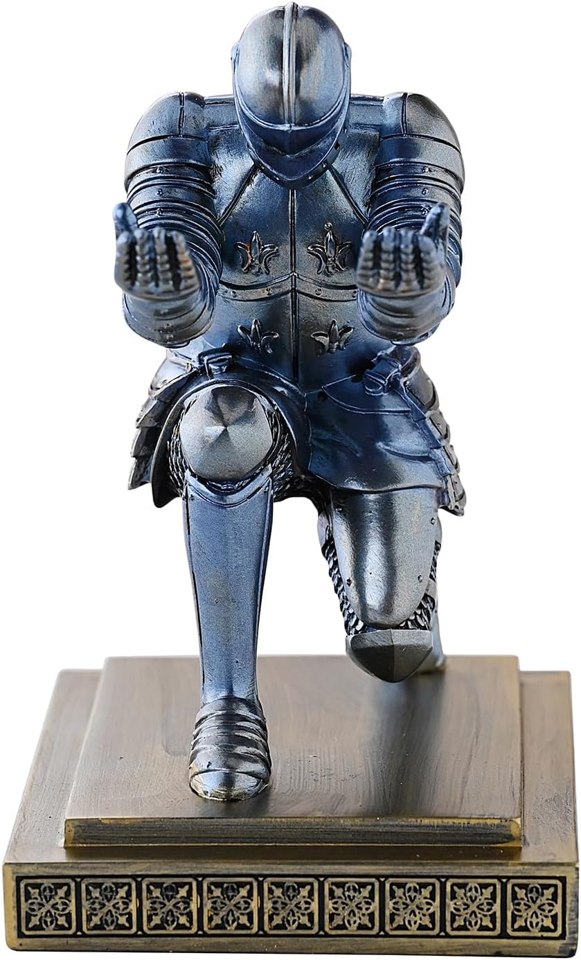 Knight Pen Holder Desk Organizers and Accessories as Gift Blue