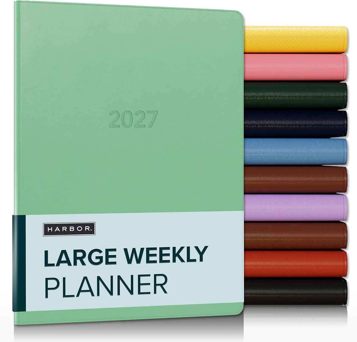 Harbor Large Weekly Monthly Planner 2026-2027 Cambridge Jade