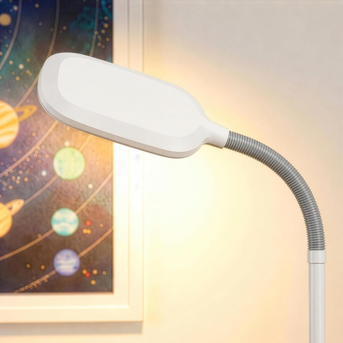 Brightech Litespan - Bright LED Floor Reading Lamp for Over Chair Crafts and ...