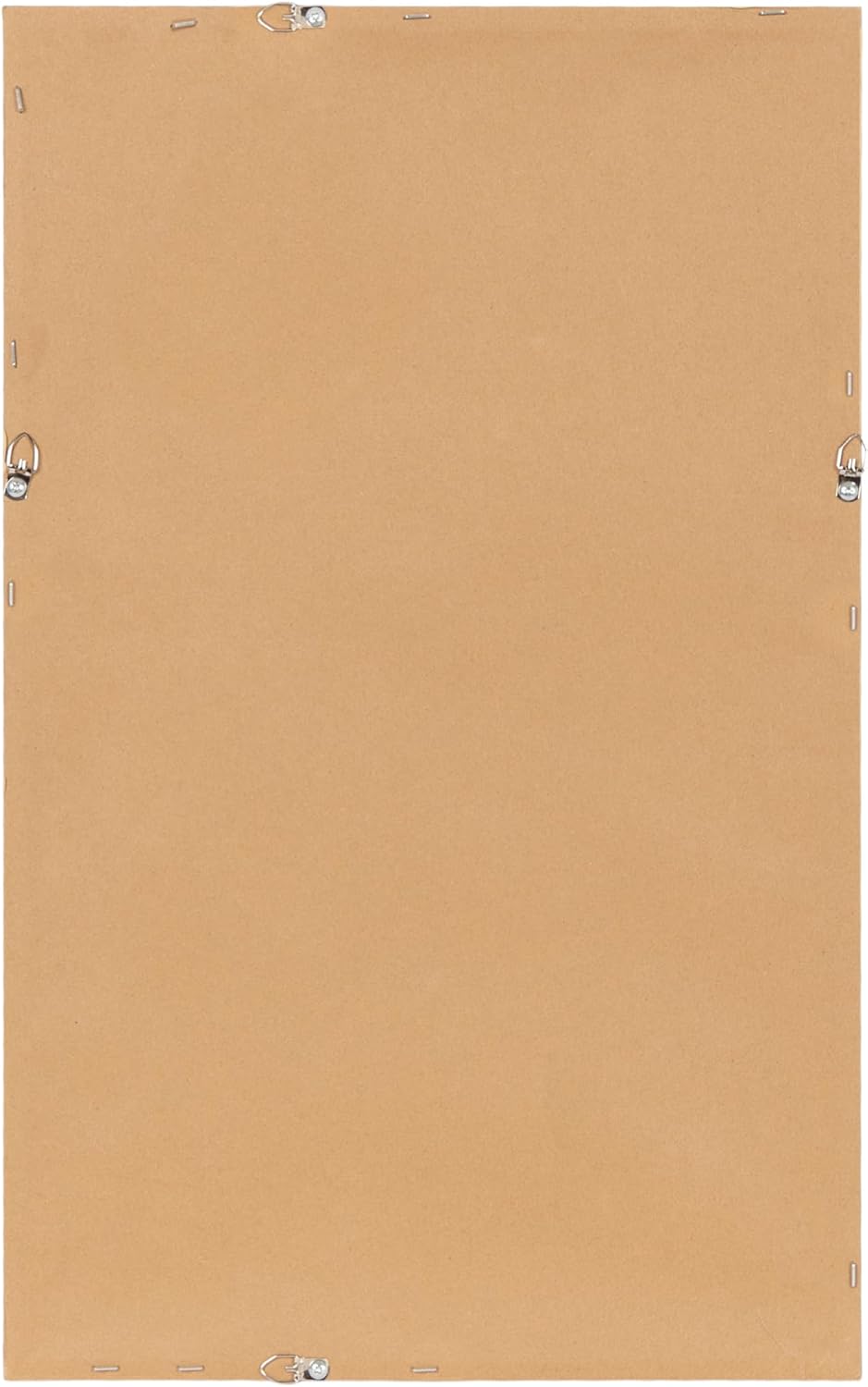 Kate and Laurel Oakhurst Rectangle Framed Linen Fabric Pinboard, 15 x 24, Bla...