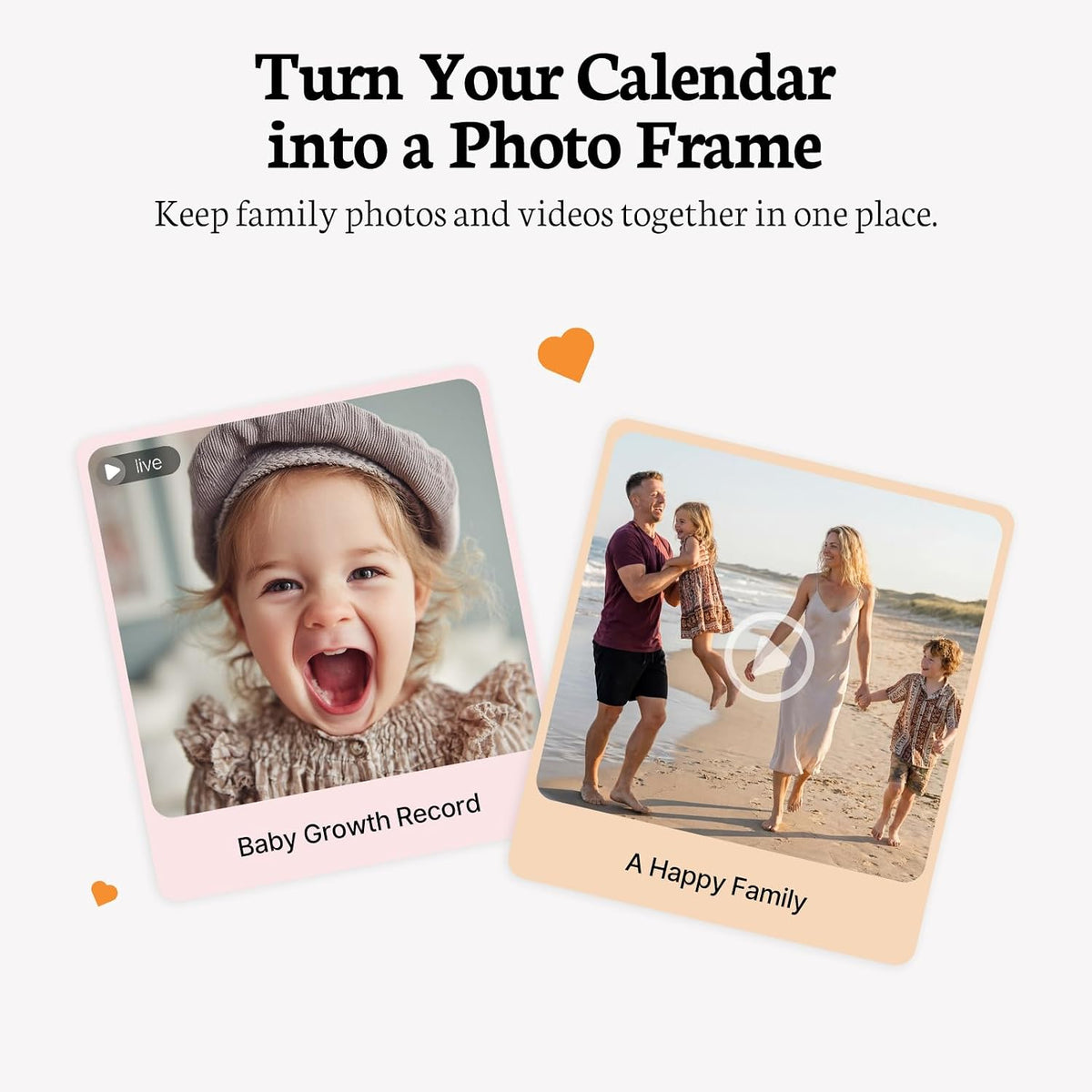 BSIMB 15.6" Digital Family Calendar & Chore Chart, No Subscription Fees