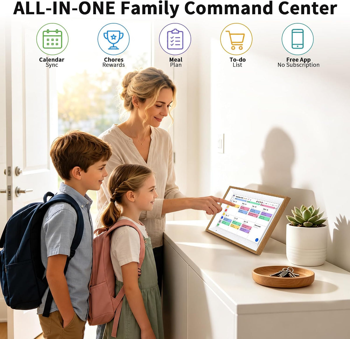 Digital Calendar 10.1" Smart Family Planner Electronic Touch Screen