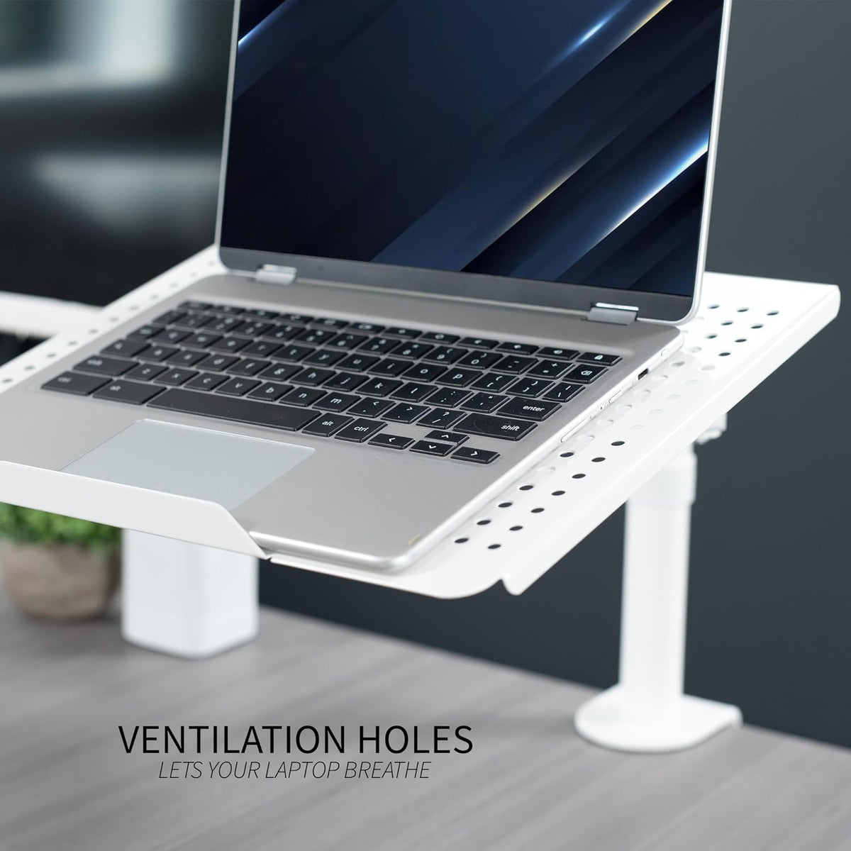 VIVO Single Laptop Notebook Desk Mount Stand, Fully Adjustable Extension with...
