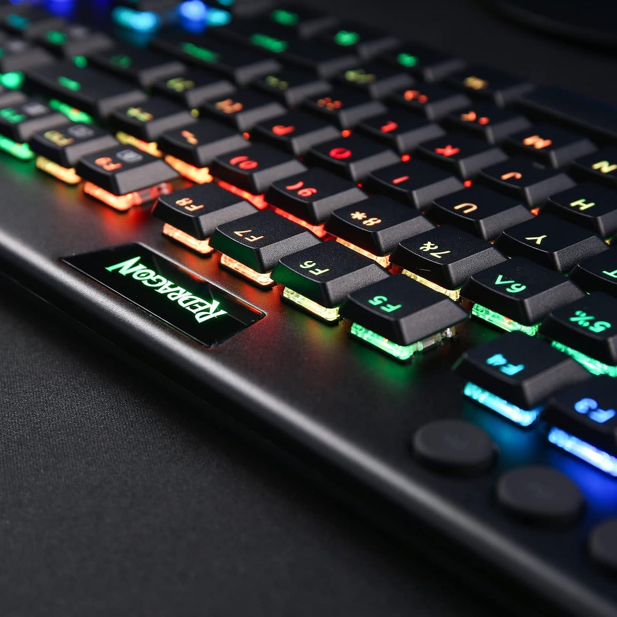 Redragon K619 Horus RGB Mechanical Keyboard, Ultra-Thin Designed Wired Gaming...
